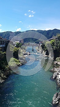 Yoshida River, Gujo Hachiman, Gifu, Japan photo