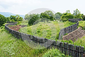 Yoshinogari Historical Park in Yoshinogari, Saga, Japan. a large and complex Yayoi archaeological site