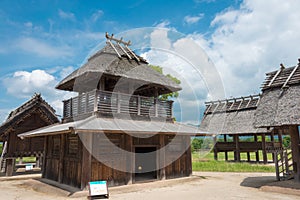 Yoshinogari Historical Park in Yoshinogari, Saga, Japan. a large and complex Yayoi archaeological site