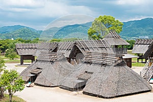 Yoshinogari Historical Park in Yoshinogari, Saga, Japan. a large and complex Yayoi archaeological site