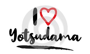 Yotsudama Bold Typography Lettering Text Vector Design Quote