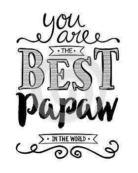 You are the best Papaw in the World photo