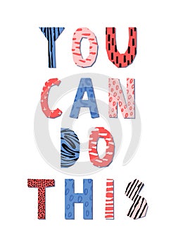 You can do this hand drawn lettering