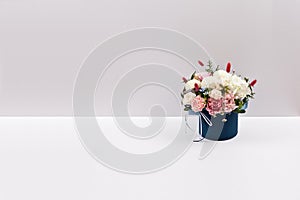 You can easily isolate the background by shooting a flower basket on a white background