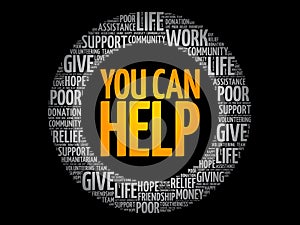 You can help word cloud collage