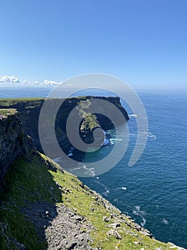 Breathtaking view from the Cliffs of Moher