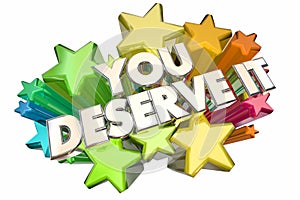 You Deserve It Earn Recognition Rewards Stars photo