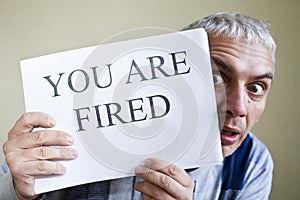 You are fired