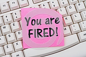 You are Fired
