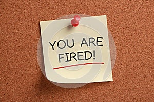 You are Fired