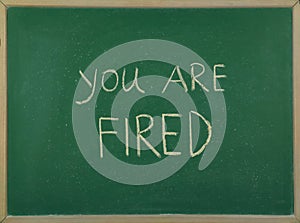 You are fired word.