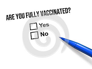 Are you fully vaccinated?