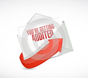 you are getting audited mail illustration