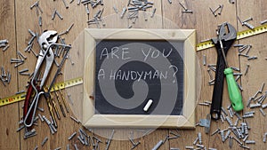 Are you a handyman?