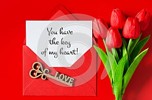 You have the key of my heart - inspiration quote