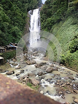 you have to come here waterfall in bedegung Indonesia