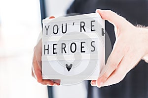 You are heroes concept