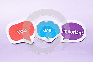 You are important