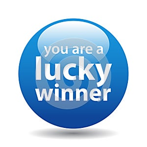 Lucky winner button