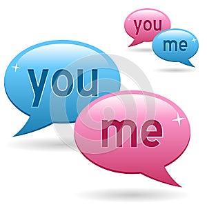 You & Me Chat Logo