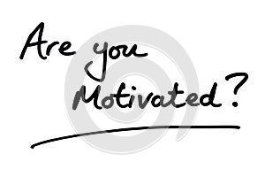 Are you Motivated photo
