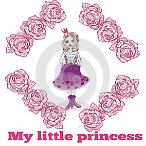 You are my little princess card COVER