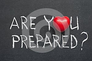 Are you prepared