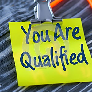 You Are Qualified Note on Clip. Generative ai.