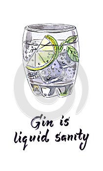 Gin is liquid sanity photo
