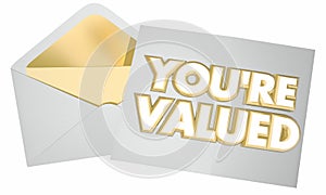 You`re Valued Recognition Appreciation Message