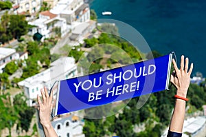 You should be here, in Positano Amalfi Coast photo