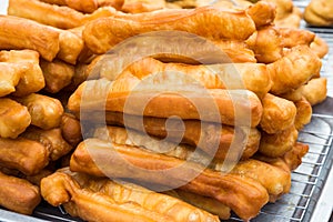 You Tiao, a popular deep fried snack in Malaysia photo