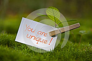 You are unique! photo