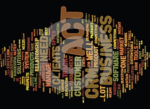 Are You Up For The Act In Your Crm System Word Cloud Concept