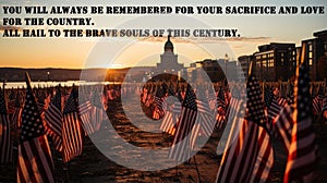 You will always be remembered for your sacrifice and love for the country. All hail to the brave souls of this century