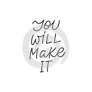You will make it calligraphy quote lettering sign