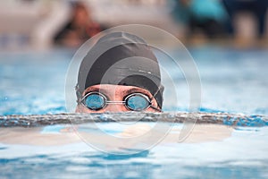 Young adult swimmer