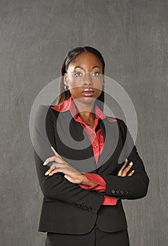 Young African American Business Woman