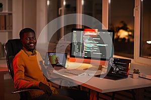 Young African-American IT Developer