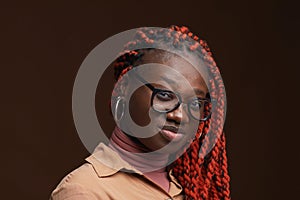 Young African-American Woman wearing Glasses