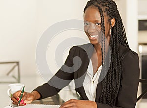 Young african businesswoman