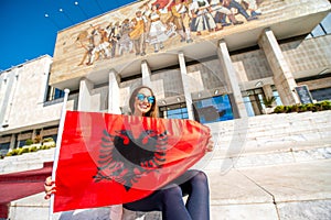 Young Albanian patriot