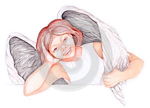 Young angel