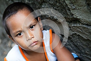 Young Asian boy portrait