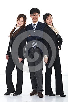 young Asian business people
