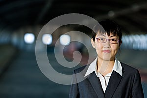 Young asian business woman