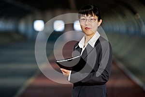 Young asian business woman