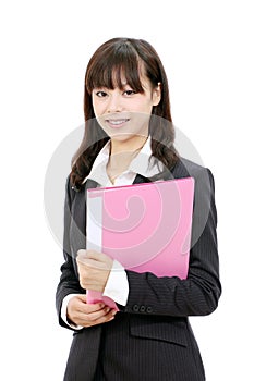 Young asian business woman photo