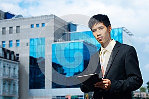 Young asian businessman