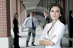 Young asian businesswoman